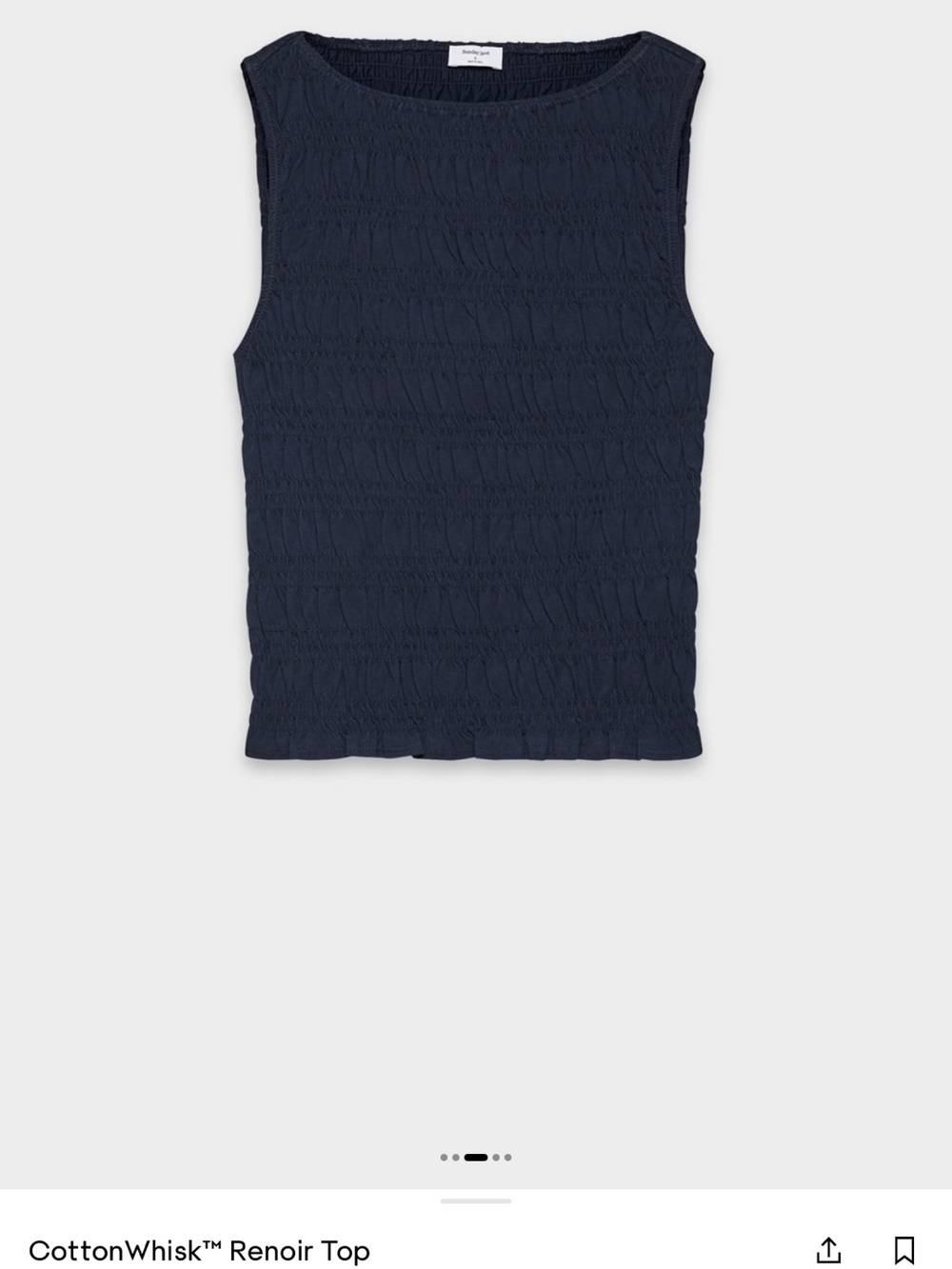 Sunday Best Renoir Tank Top - Navy